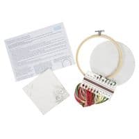 Embroidery Kit with Hoop: Bug