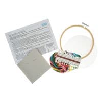 Embroidery Kit with Hoop: Elephant
