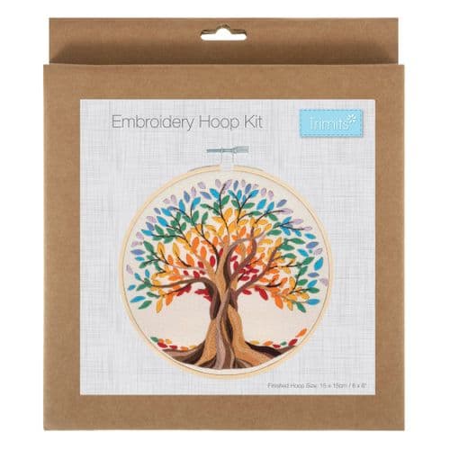 Embroidery Kit with Hoop: Tree of Life