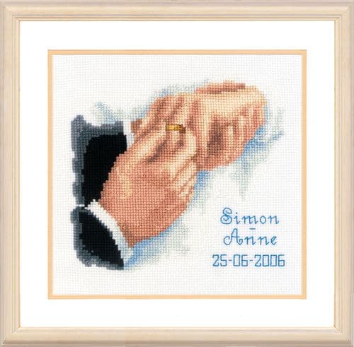 Engagement Ring Counted Cross Stitch Kit by Vervaco