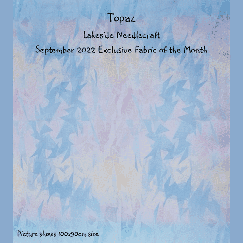 Fabric Flair 16 count Iridescent  Topaz Aida  50x45cm