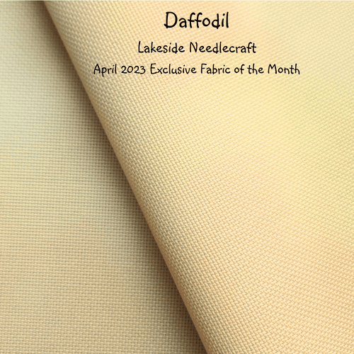 Fabric Flair 28 count Iridescent Daffodil Evenweave 50 x 45cm