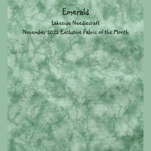 Fabric Flair 32 Count Iridescent Emerald Evenweave 50x 90cm (2)