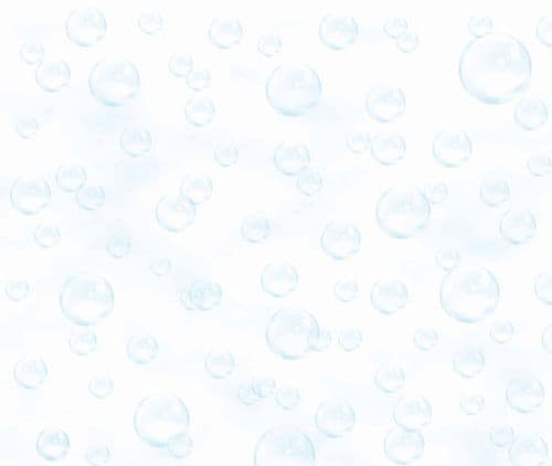 Fabric Flair Bubbles Blue evenweave