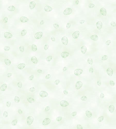 Fabric Flair Easter Eggs on Cloud Green aida