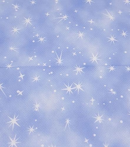 Fabric Flair Fairy Dust Cloud Dark Blue