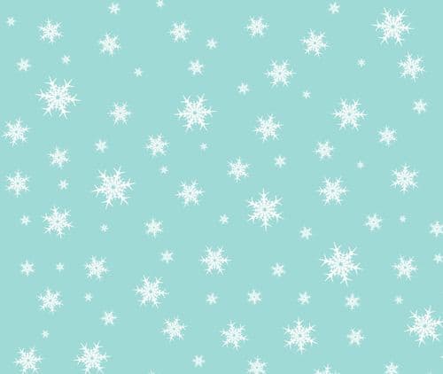Fabric Flair Snowflakes on Aqua Sky aida