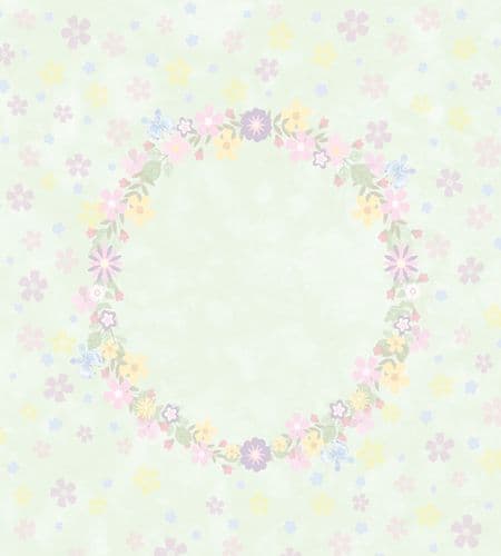Fabric Flair Spring Wreath evenweave 50x45cm