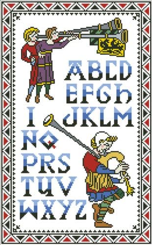 Fanfare & Flourishes by Arelate Studio cross stitch chart