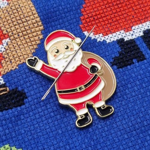Father Christmas Needle Minder from Meloca Designs