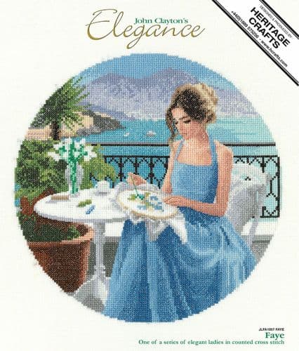 Faye cross stitch kit - John Clayton Elegance