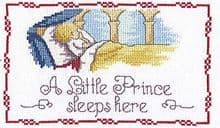 Faye Whittaker A Little Prince Sleeps Here cross stitch kit