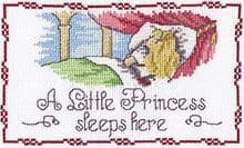 Faye Whittaker A Little Princess Sleeps Here cross stitch kit