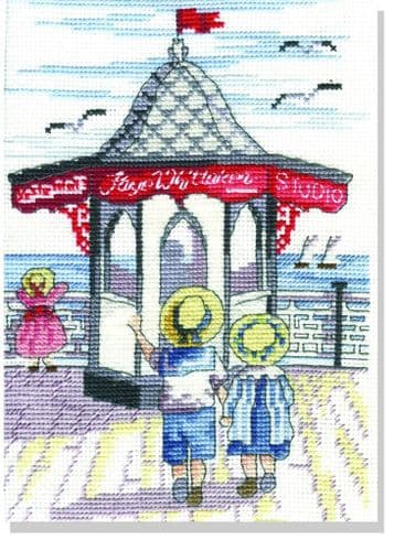 Faye Whittaker Pier Shop cross stitch kit