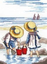 Faye Whittaker Rock Pooling cross stitch kit - EXCESS STOCK