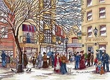 Faye Whittaker The Lanes Brighton, Limited Edition cross stitch kit