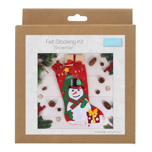 Felt Stocking Kit: Snowman