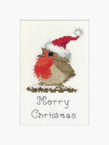 Festive Rowan Card cross stitch kit
