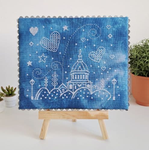 Firework cross stitch chart by Artmishka Cross Stitch