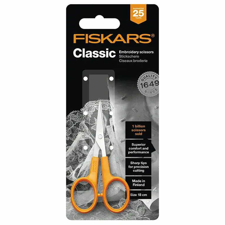 Fiskars Scissors Classic Needlework Straight 10cm or 3 9in