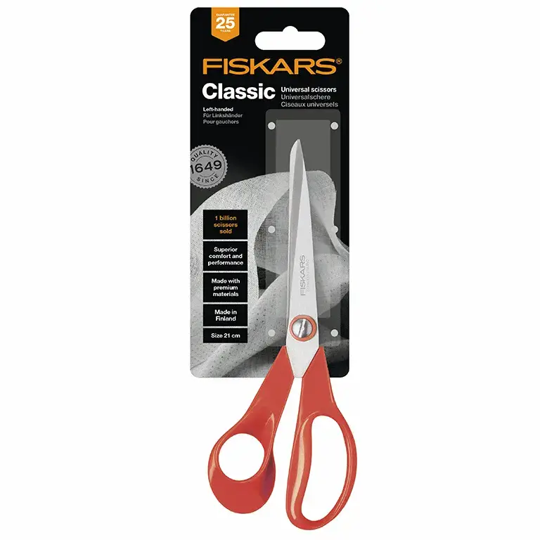 Fiskars Scissors Classic Universal LH 21cm or 8 25in