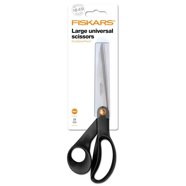 Fiskars Scissors Functional Form Universal 24cm or 9 5in Black