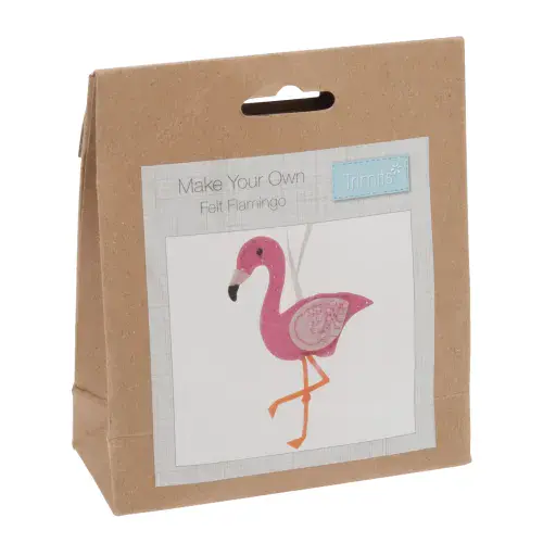 Flamingo Felt Decoration Kit