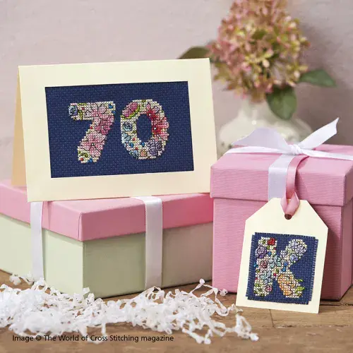 Floral Alphabet WOXS Issue 336 project pack