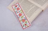 Floral Bookmark cross stitch kit