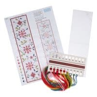 Floral Bookmark cross stitch kit