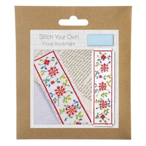Floral Bookmark cross stitch kit