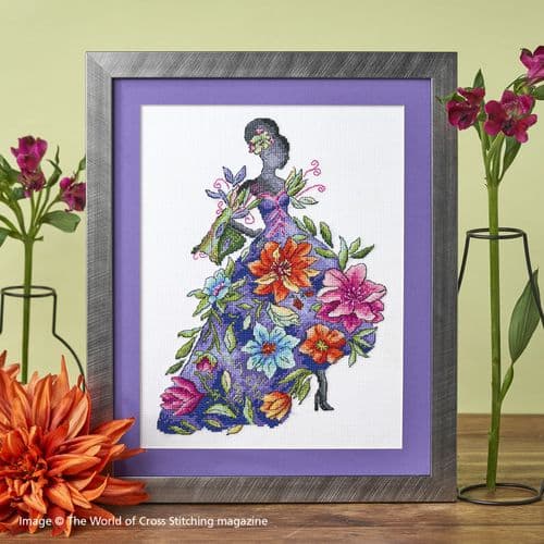 Floral Silhouette WOXS Issue 347 project pack