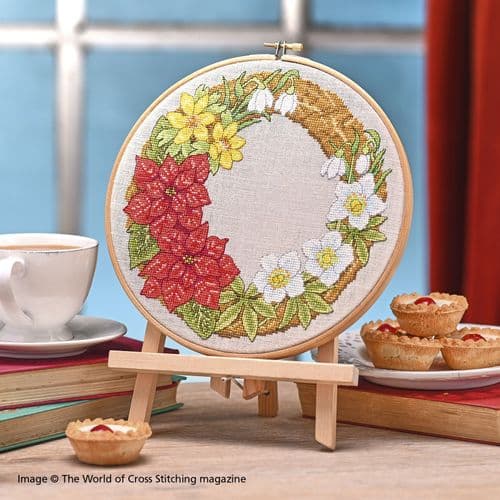 Floral Wreath WOXS Issue 338 2023 project pack