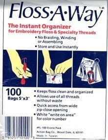 Floss-a-Way bags - 100 pack