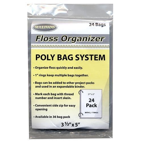 Floss Organiser - 24 poly bag system