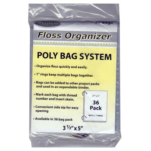Floss Organiser - 36 poly bag system