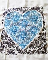 Flowers of Love by Peacock & Fig printed cross stitch chart