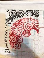 Flowers of Love by Peacock & Fig printed cross stitch chart