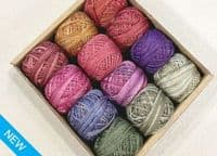 Flowers of Quaker by Rosewood Manor cross stitch booklet & Valdani thread pack - PRE ORDER
