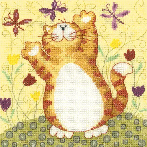 Flutterbys cross stitch chart - Karen Carter Collection