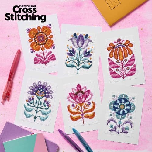 Folk Art Postcards WOXS Issue 373 project pack