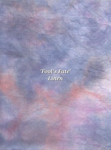Fool's Fate Linen hand dyed by Fabrics by CraftiKate