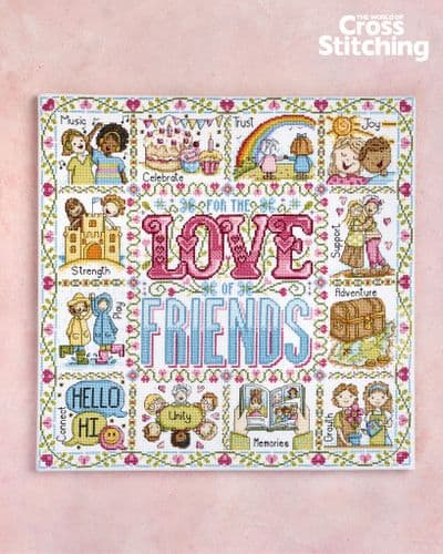 For the Love of Friends Stitch a long WOXS Issue 366 project pack