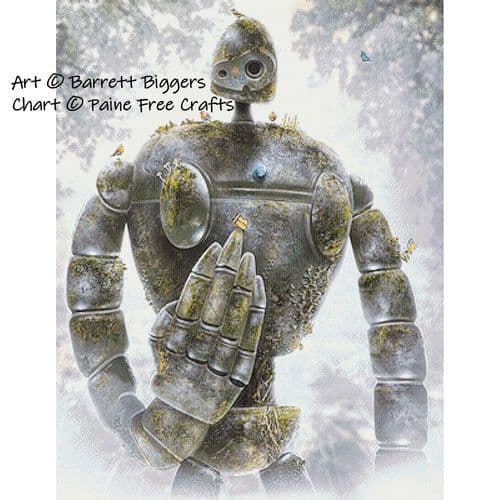 Forgotten Soldier by Paine Free Crafts printed cross stitch chart