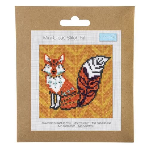 Fox Mini cross stitch kit