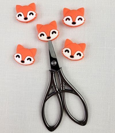 Foxy Foxes Point Protectors For Scissors - Pack of 5