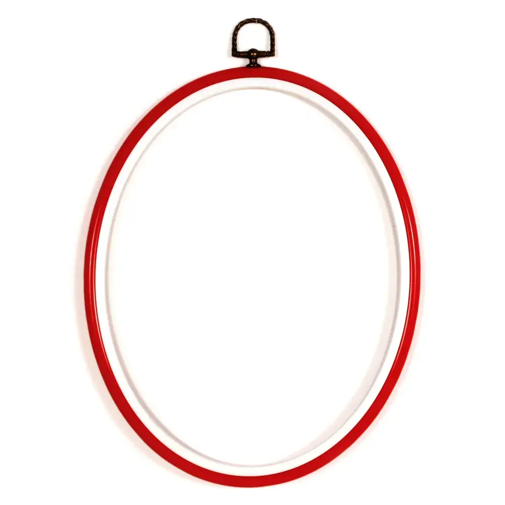 Frame Plastic 10 x 14cm Red by Vervaco