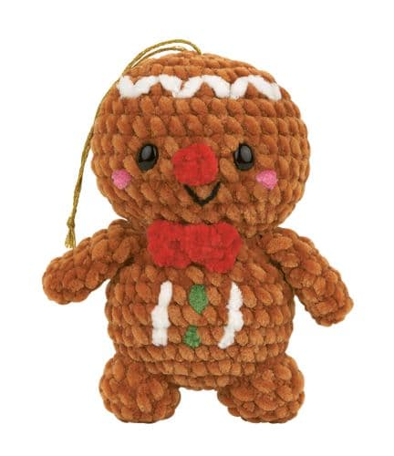 Fred the Gingerbread Amigurumi Crochet Kit by Anchor