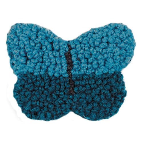 Freestyle Embroidery Dee Hardwicke Blue Butterfly Brooch Kit by Anchor