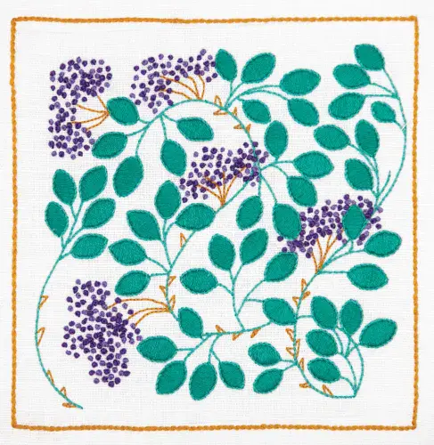 Freestyle Embroidery Dee Hardwicke Hedgerow Berries Kit by Anchor